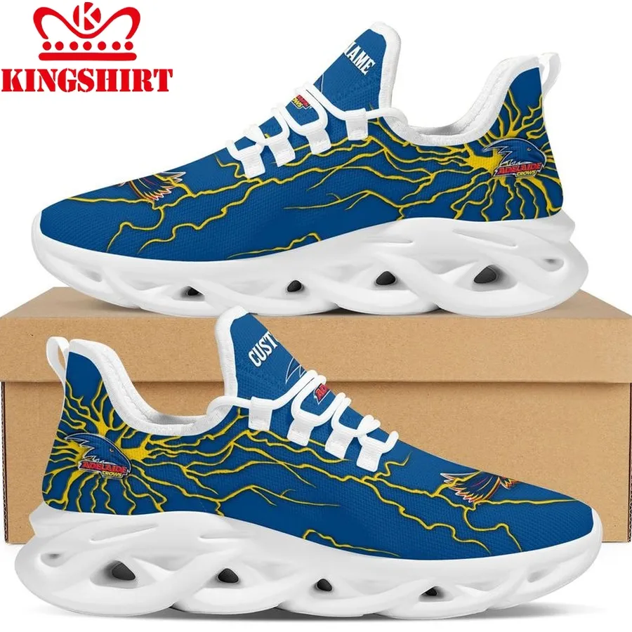 Adelaide Crows Custom Name Stylish Graffiti Personality Max Soul Shoes  Afl