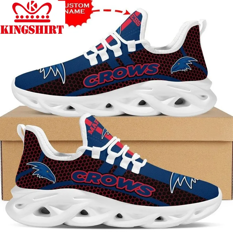Adelaide Crows Shoes Max Soul Luxury Afl Custom Name 06 M3htn0921
