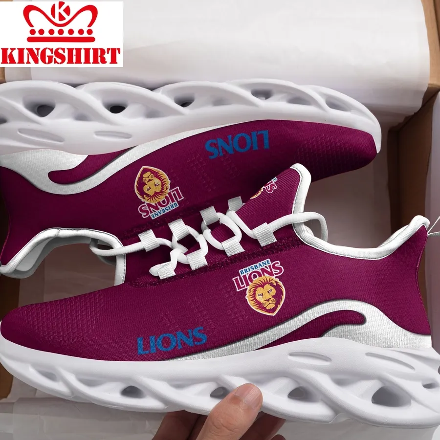 Afl Brisbane Lions New Trending  D Printed  Max Soul Clunky Sneaker Shoes