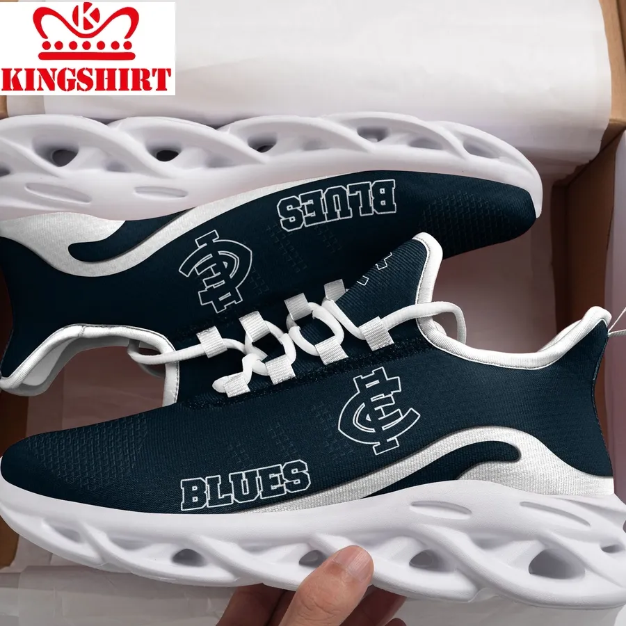 Afl Carlton Blues New Trending  D Printed  Max Soul Clunky Sneaker Shoes