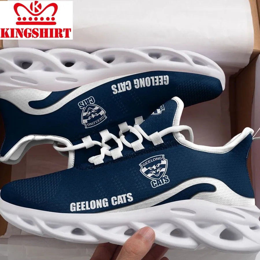 Afl Geelong Cats New Trending  D Printed  Max Soul Clunky Sneaker Shoes