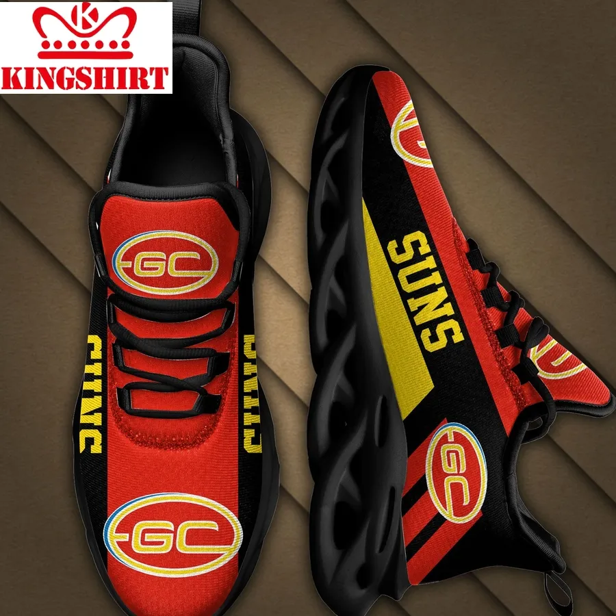 Afl Gold Coast Suns Max Soul Sneakers Running Sports Shoes