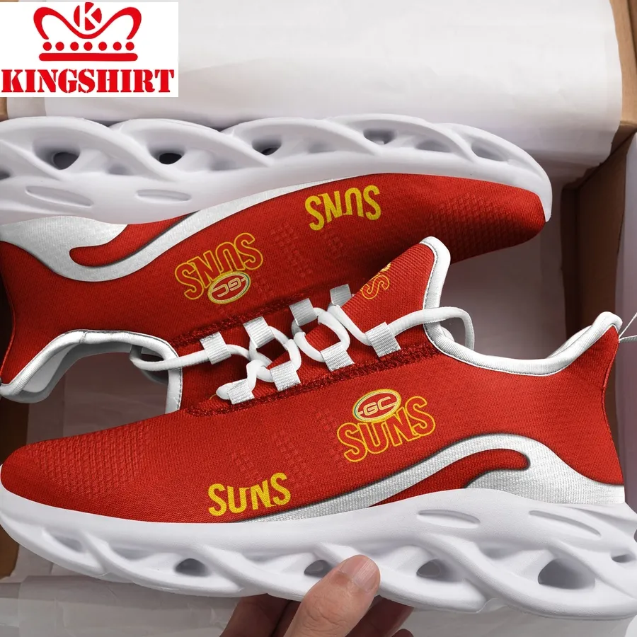 Afl Gold Coast Suns New Trending  D Printed  Max Soul Clunky Sneaker Shoes
