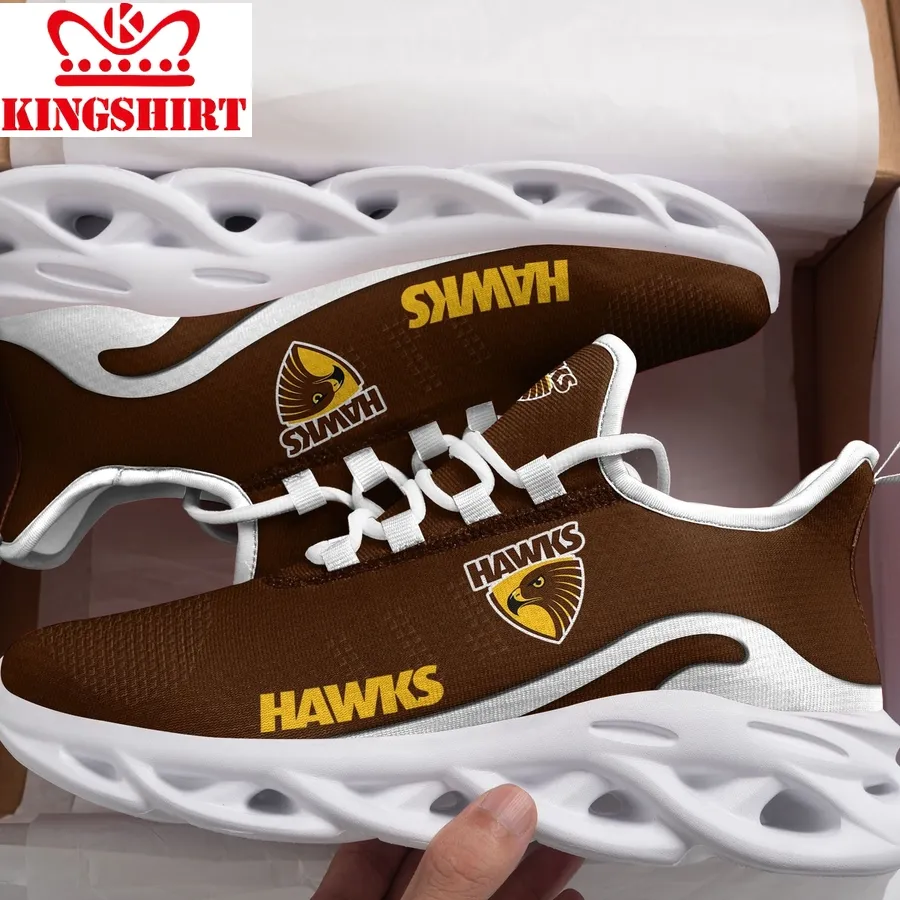 Afl Hawthorn Hawks New Trending  D Printed  Max Soul Clunky Sneaker Shoes