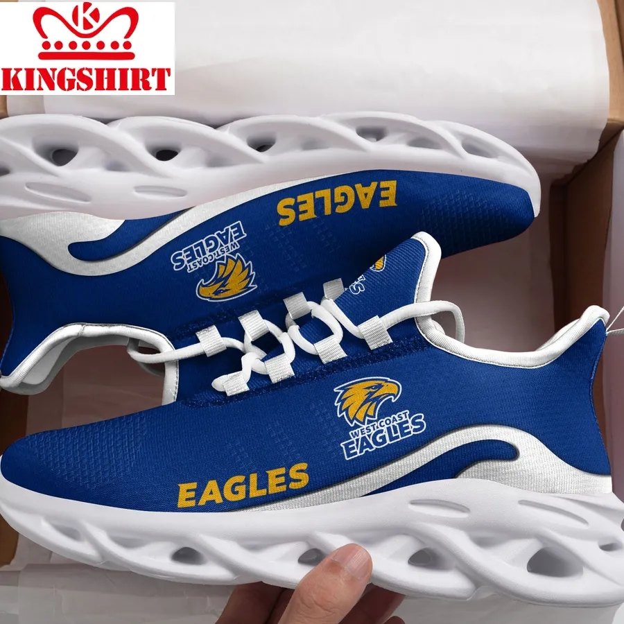 Afl West Coast Eagles New Trending  D Printed  Max Soul Clunky Sneaker Shoes