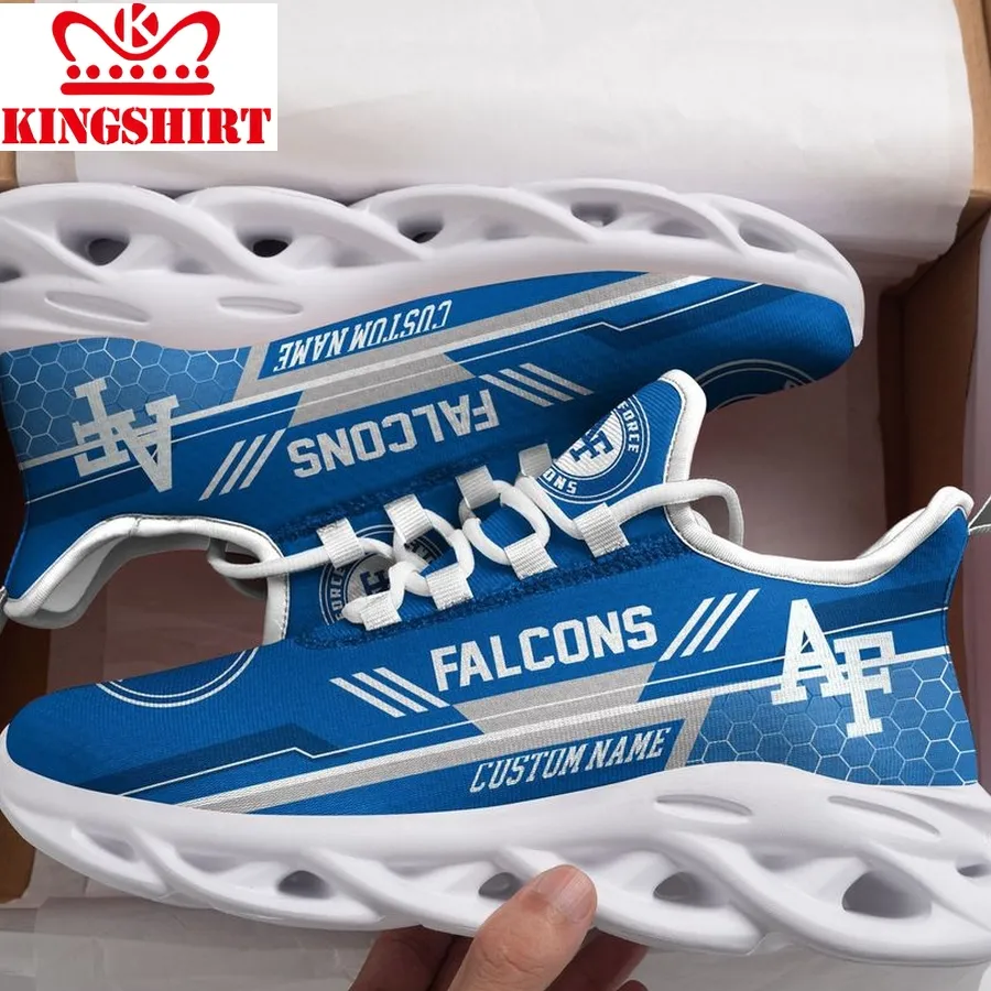 Air Force Falcons Custom Personalized Max Soul Sneakers Running Sports Shoes  Football Fan Football Fan