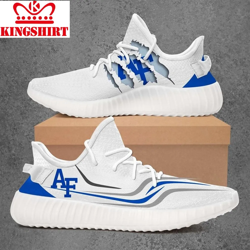 Air Force Falcons Ncaa Yeezy White Shoes Sport Sneakers   Yeezy Shoes