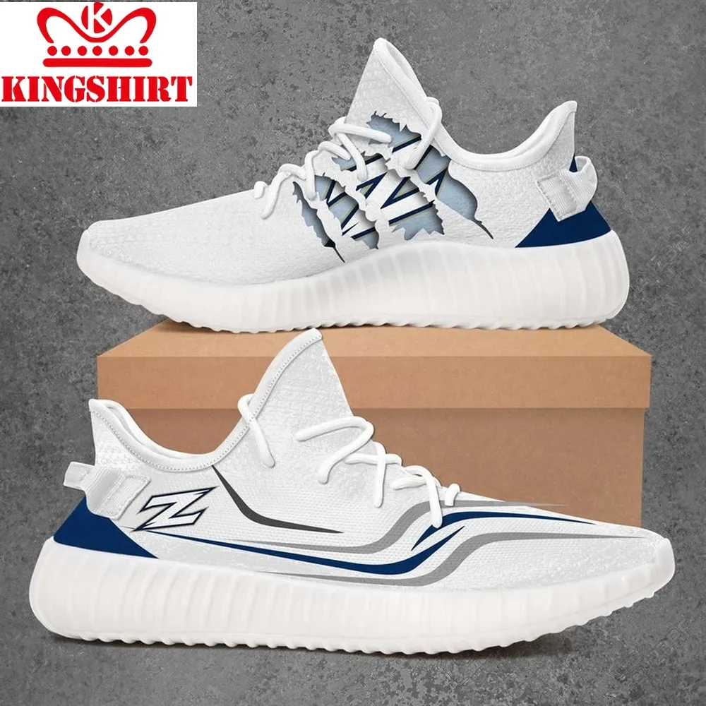 Akron Zips Ncaa Yeezy White Shoes Sport Sneakers   Yeezy Shoes