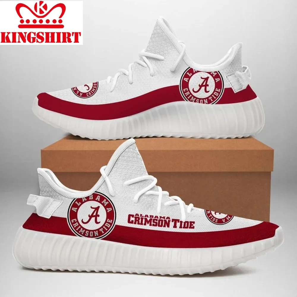 Alabama Crimson Tide 2 Custom Shoes Sport Sneakers Alabama Crimson Tide Yeezy Boost 350   Yeezy Shoes