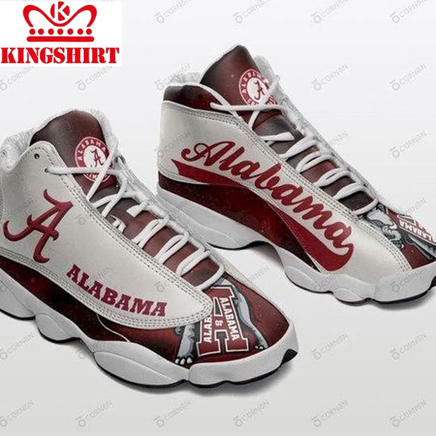 Alabama Crimson Tide Air Jd13 Air Jordan 13 Sneakers Customize Shoes