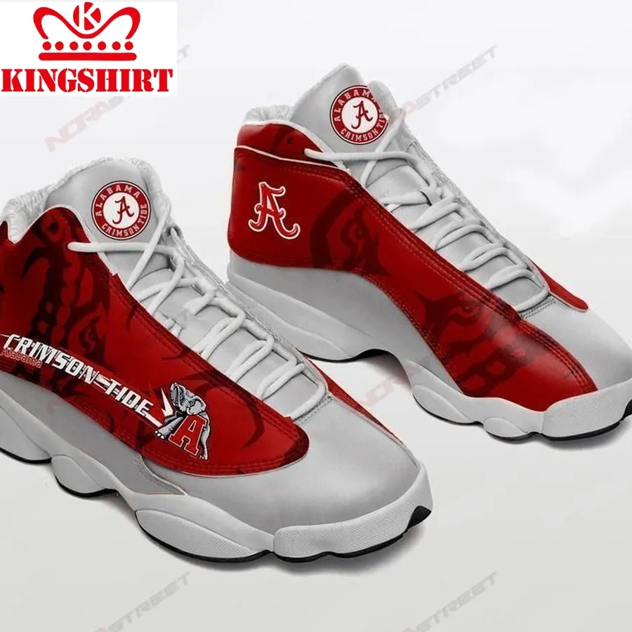 Alabama Crimson Tide Air Jordan 13 Sneakers Sport Shoes Plus Size