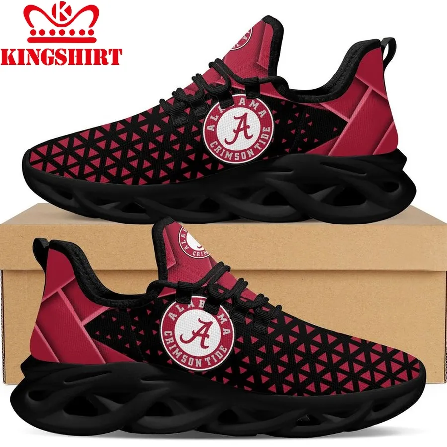 Alabama Crimson Tide American Football Max Soul Sneakers Running Sports Shoes Full Size