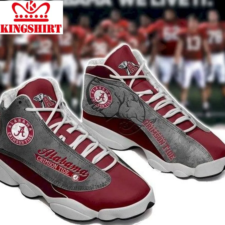 Alabama Crimson Tide Football Custom Tennis Shoes Air Jd13 Sneakers