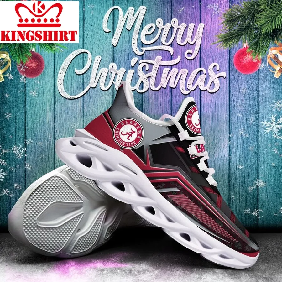 Alabama Crimson Tide Ncaa Max Soul Sneakers Christmas Tu Perfect Choice Sport Beautiful Printing