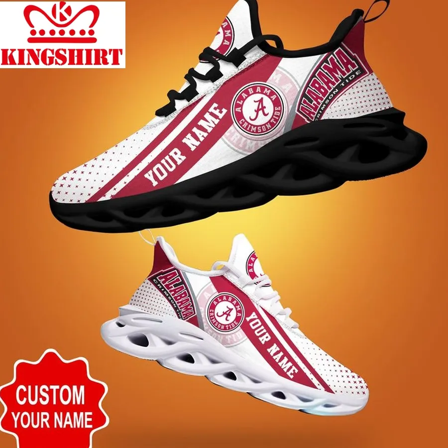 Alabama Crimson Tide Ncaa  Personalized Max Soul Sneakers