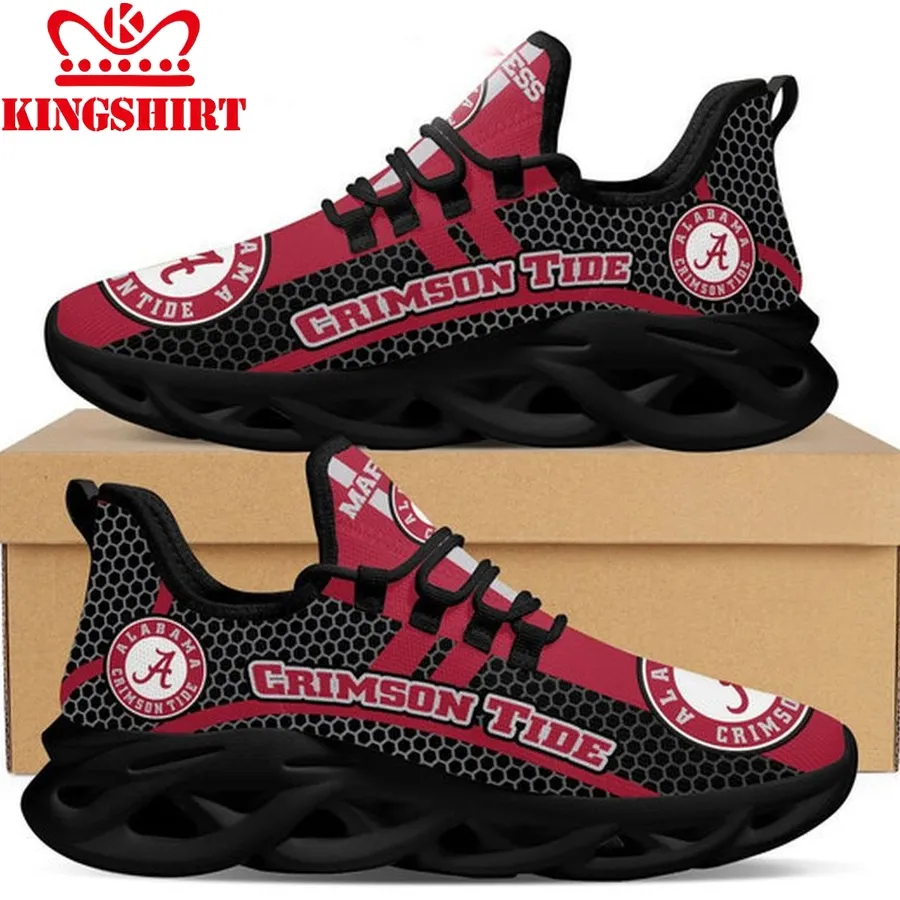 Alabama Crimson Tide Shoes Max Soul Luxury 1 Custom Name 06 M3bth0988