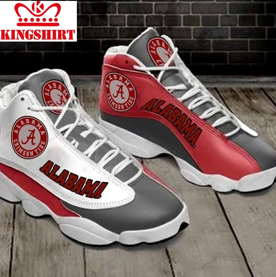 Alabama Crimson Tide Team Form Air Jordan 13 Sneakers  Football Team Sneakers Jd13 Sneakers Personalized Shoes Design