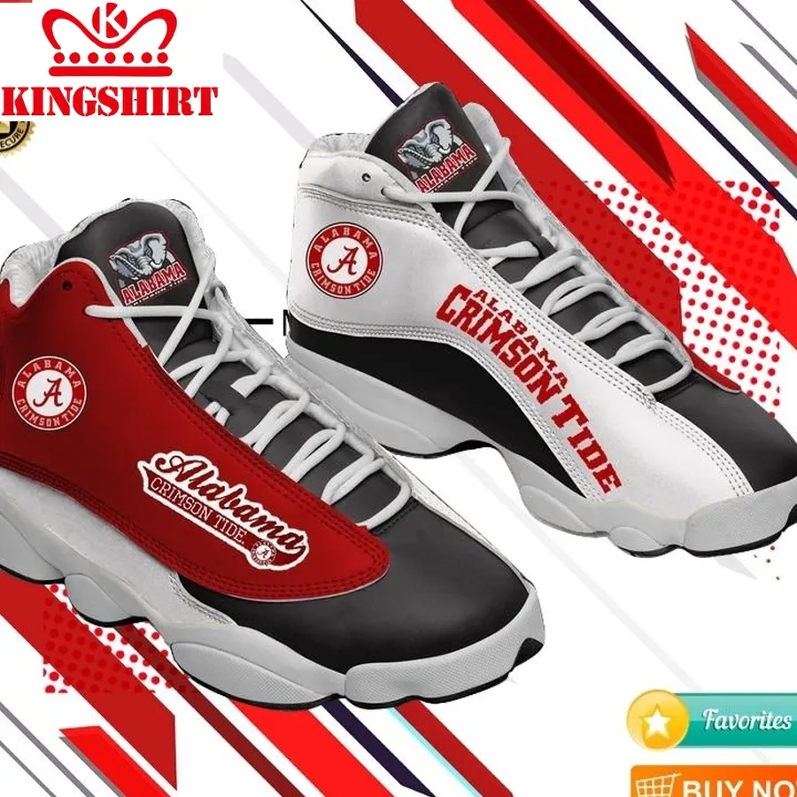 Alabama Crimson Tide Team Sneakers Football Team Sneakers Jordan 13 Shoes