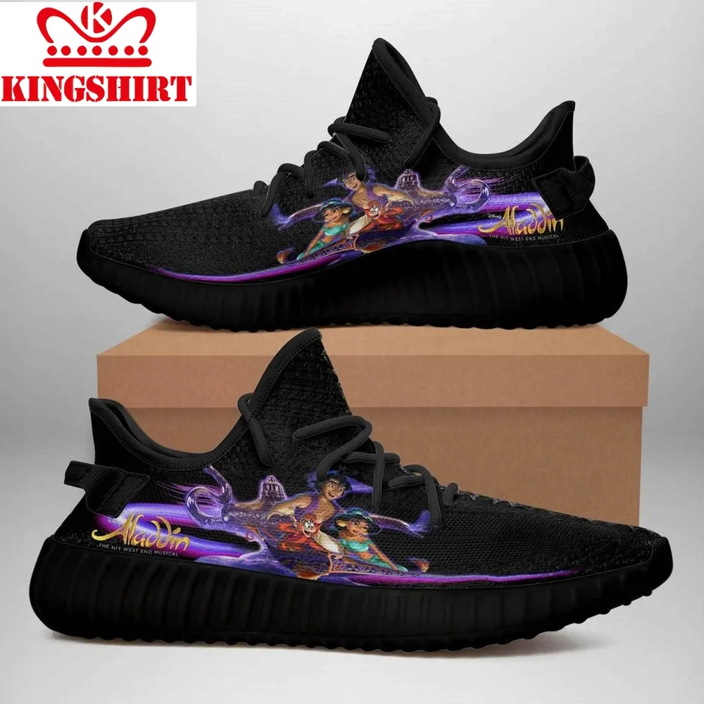 Aladdin Black Edition Yeezy Boost Shoes Sport Sneakers   Yeezy Shoes