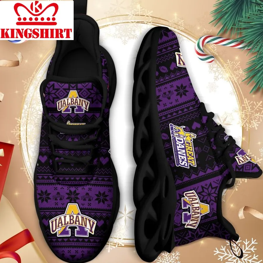Albany Great Danes Ncaa Max Soul Sneakers Christmas Td Perfect Choice Sport Beautiful Printing