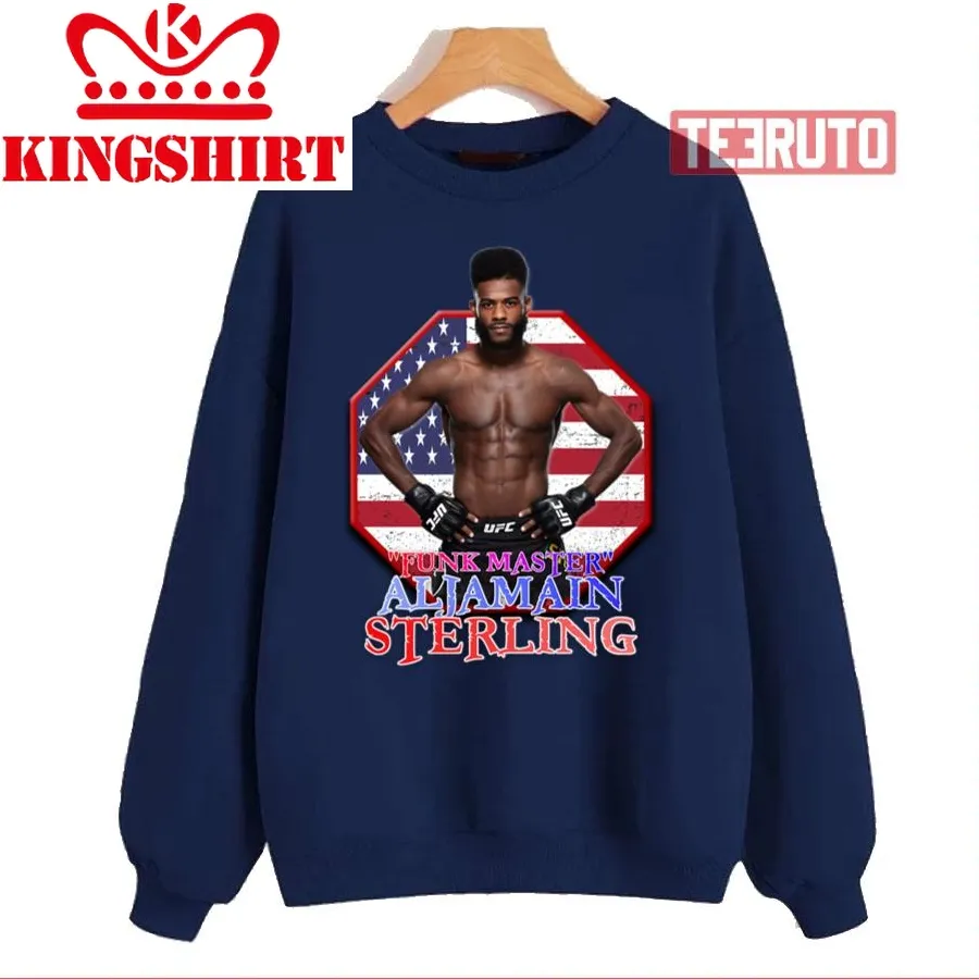 Aljamain Sterling Funk Master Ufc Fighter Bantamweight Champion Unisex Sweatshirt