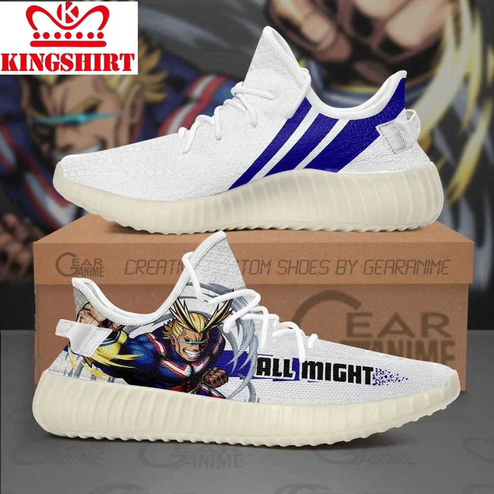 All Might Yeezy Shoes My Hero Academia Anime Yeezy Shoes V10   Yeezy Shoes