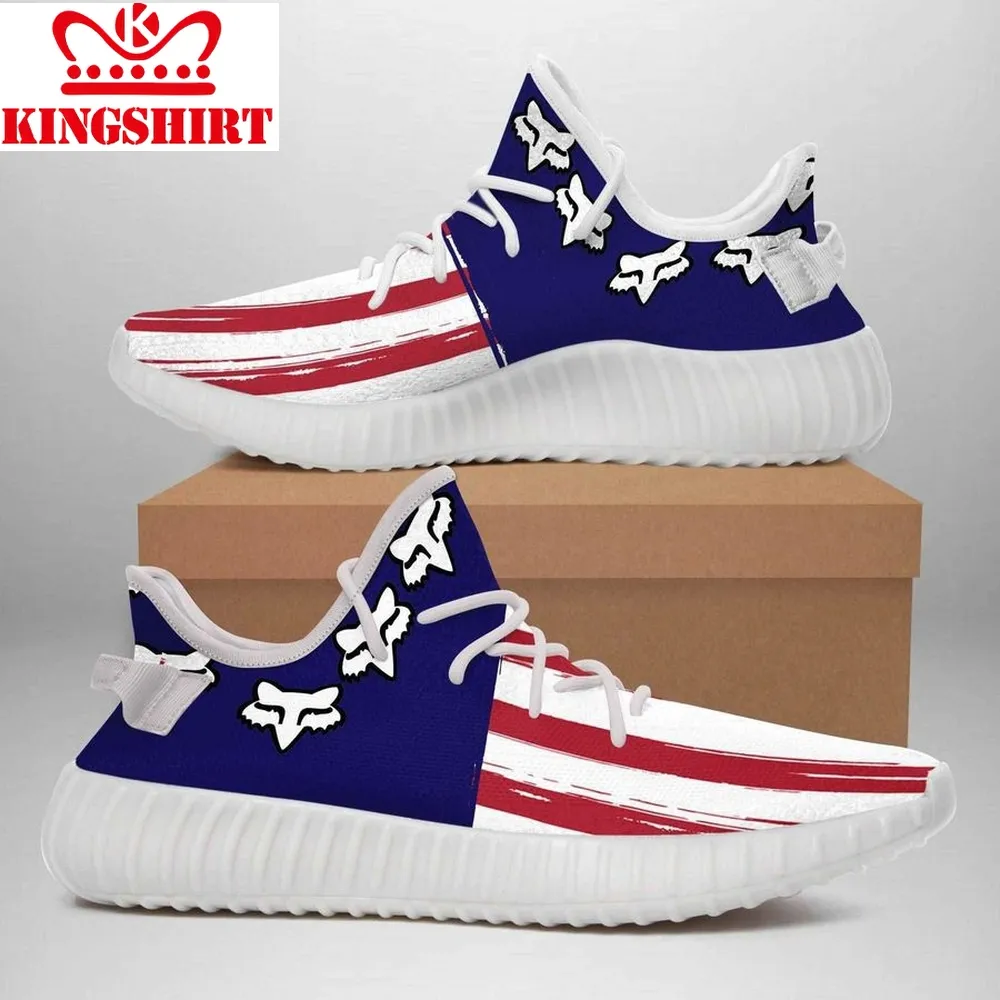 America Flag Fox Yeezy Boost Shoes Sport Sneakers   Yeezy Shoes