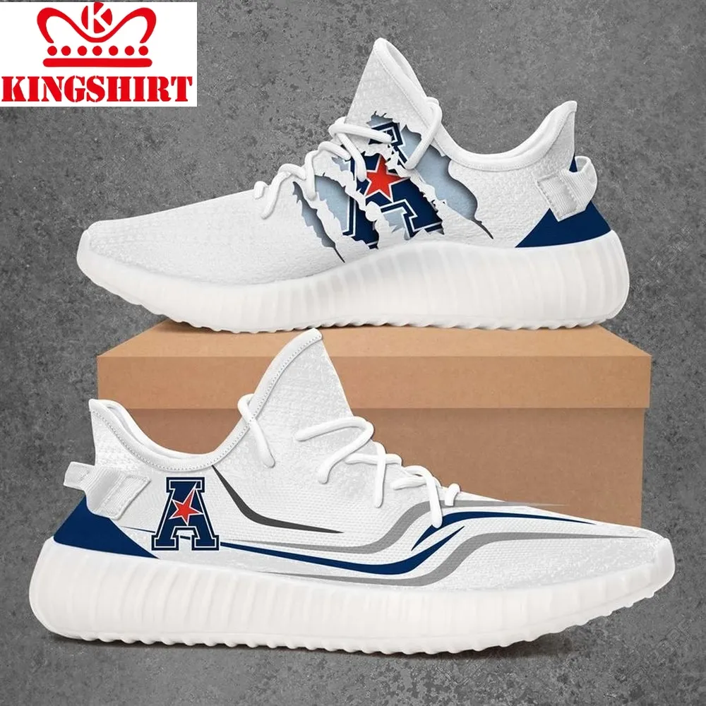 American Athletic Conference Ncaa Sport Teams Yeezy Sneakers Shoes White