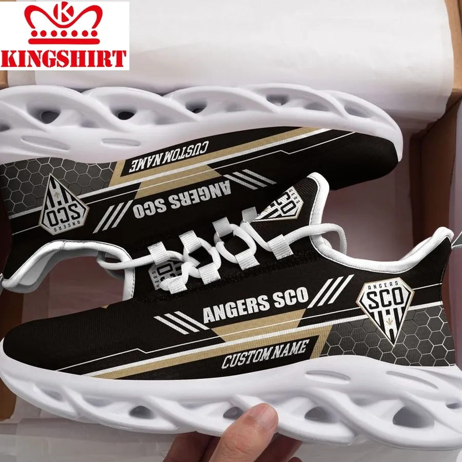 Angers Sco Custom Personalized Max Soul Sneakers Running Sports Shoes  Football Fan Football Fan