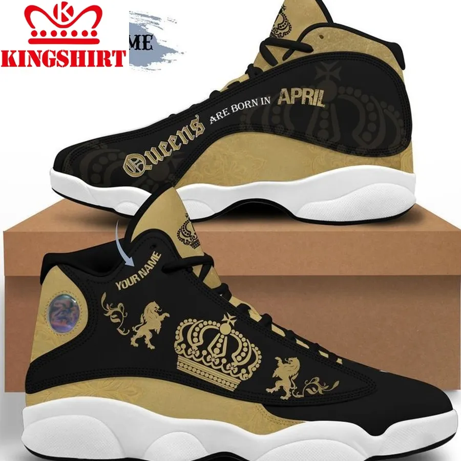 April Birthday Air Jordan 13 Shoes Personalized Sneakers Sport V17
