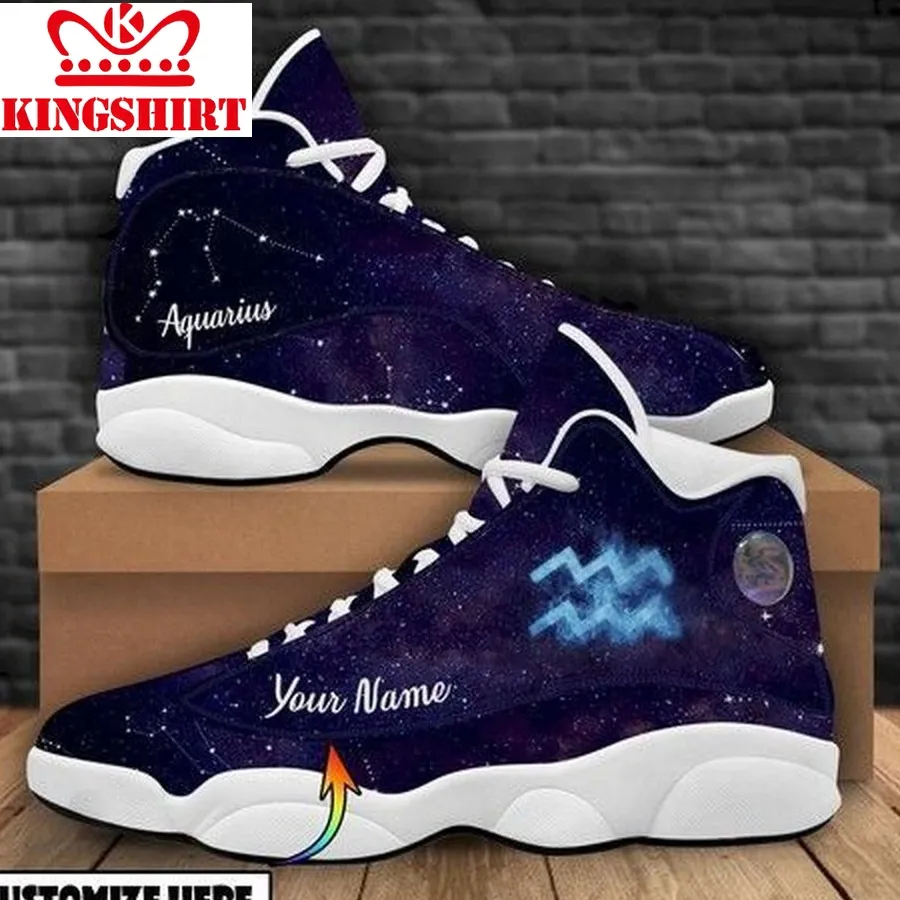 Aquarius Zodiac Shoes Mens Womens Air Jd13 Personalized Sneakers Gift