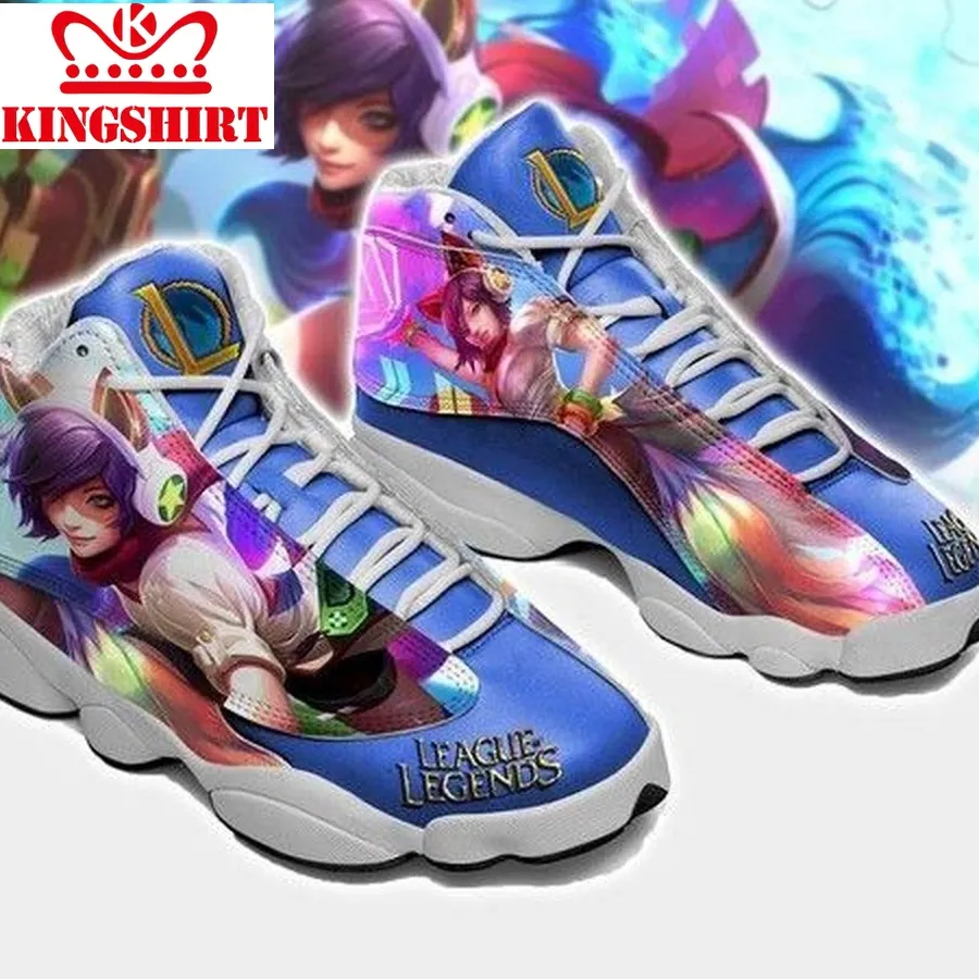 Arcade Ahri League Of Legends Lol Custom Air Jordan 13 Sneaker Shoes Custom Shoes