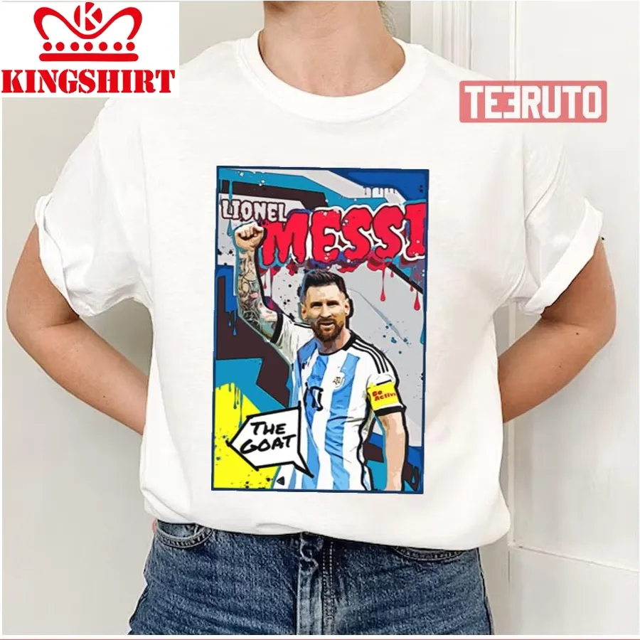 Argentina Messi A Real Goat Unisex T Shirt