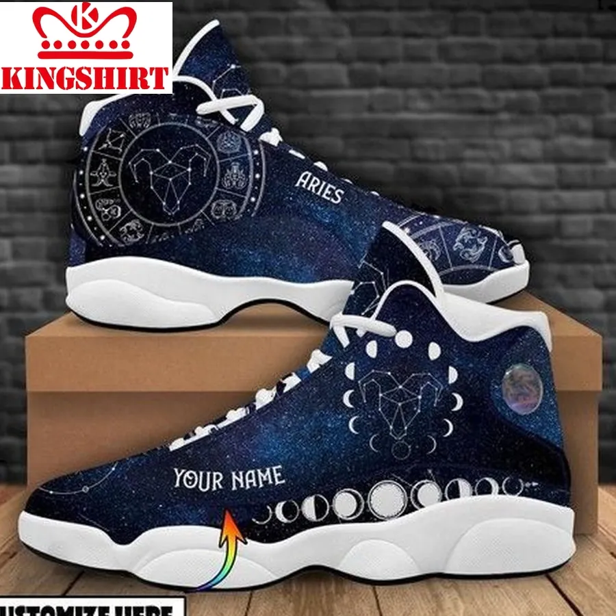 Aries Zodiac Air Jd13 Personalized Sneakers Tennis Shoes Idea Gift
