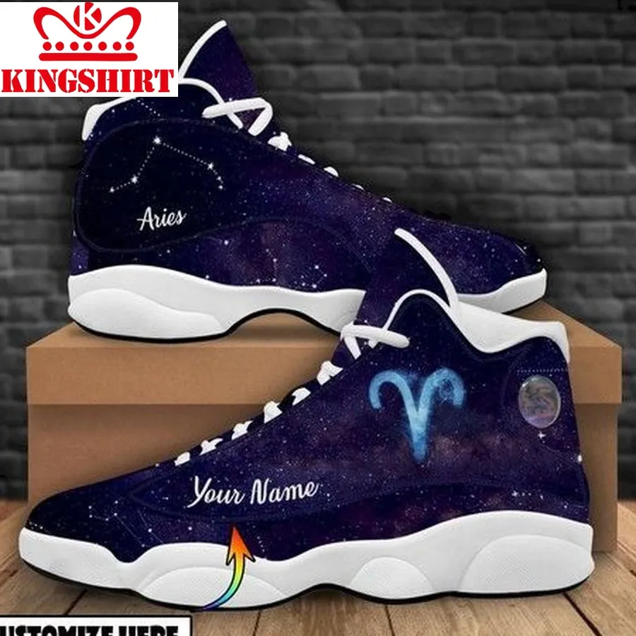 Aries Zodiac Shoes Mens Womens Air Jd13 Personalized Sneakers Gift