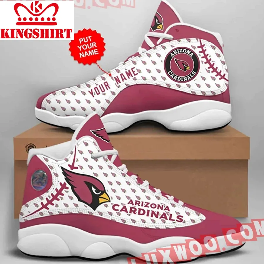 Arizona Cardinals Nfl Air Jordan 13 Custom Shoes Sneaker V1 Full Size