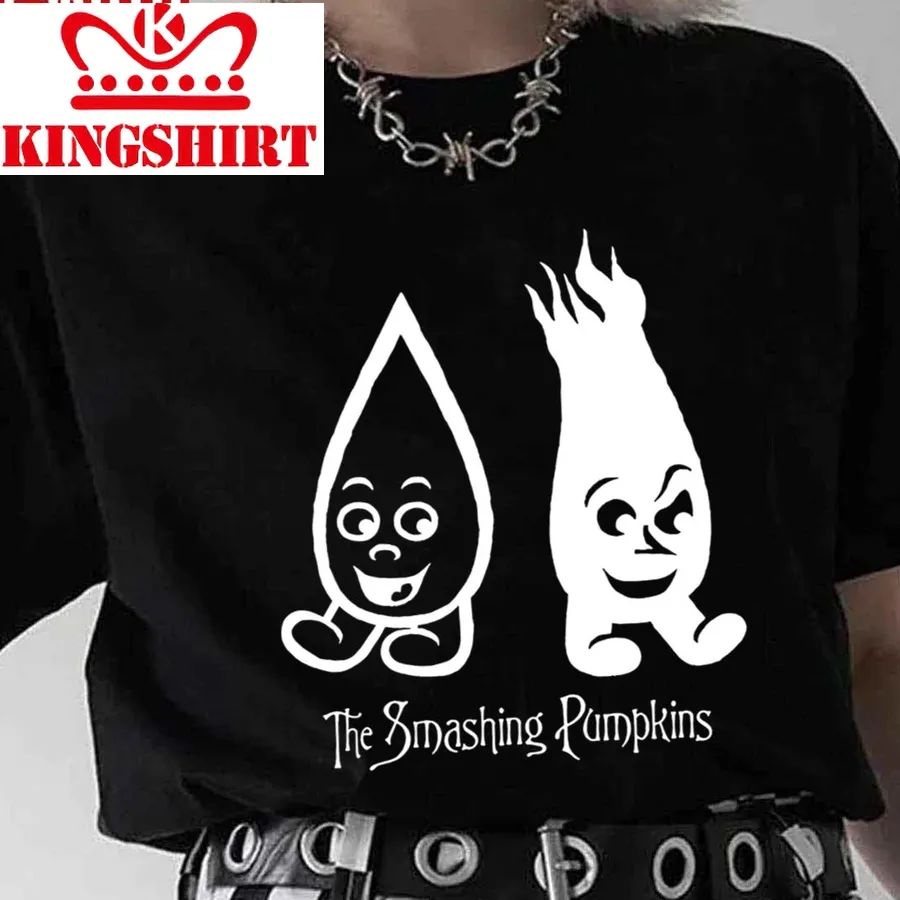 Art Black And White Vintage Cute The Smashing Pumpkins Band Fanart Unisex T Shirt