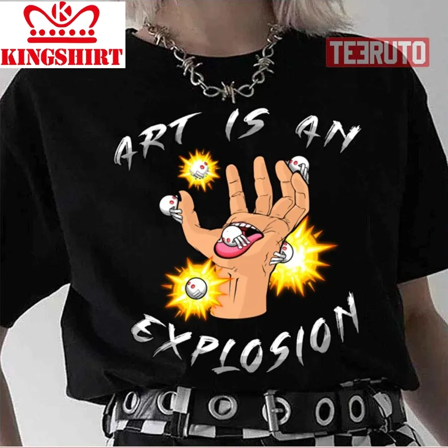 Art Is An Explosion Naruto Shippuden Unisex T Shirt