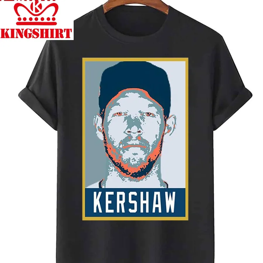 Artwork Baseball Player Clayton Kershaw Unisex T Shirt