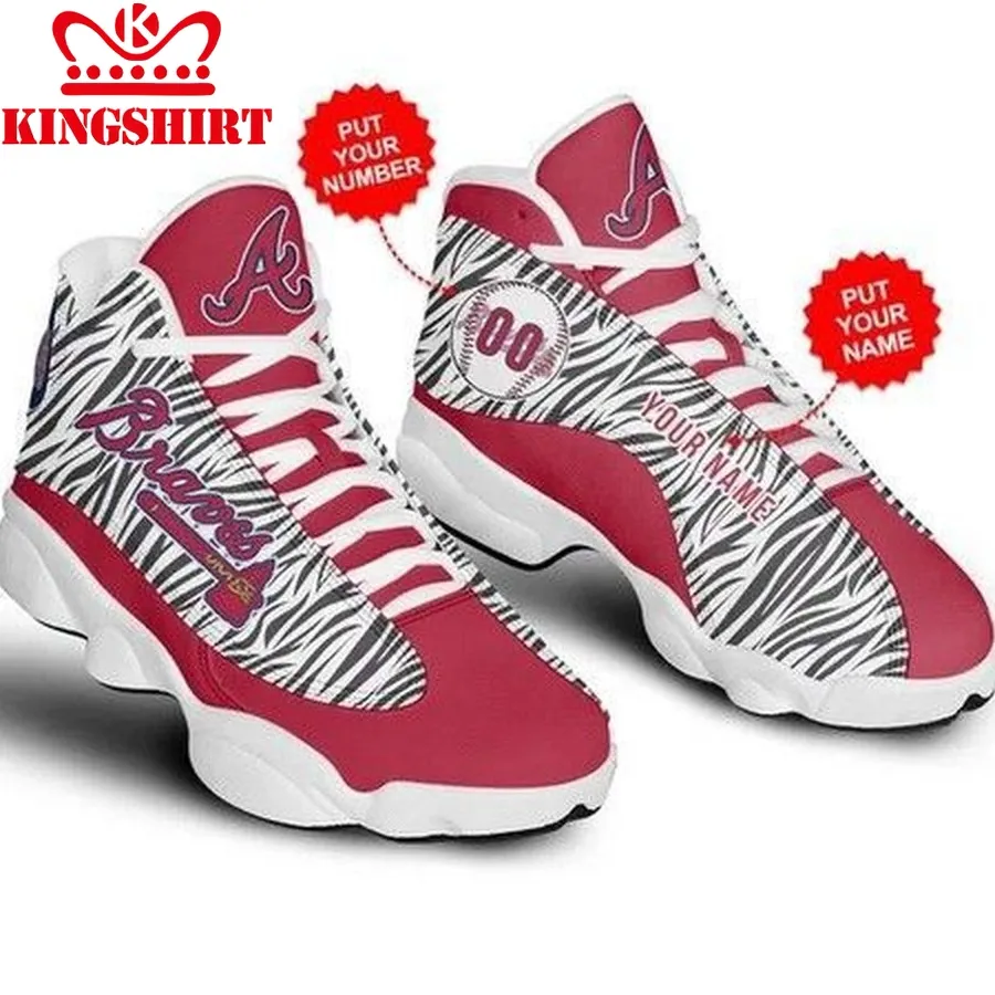 Atlanta Braves Air Jd13 Shoes Customized Sneakers Gift For Fan