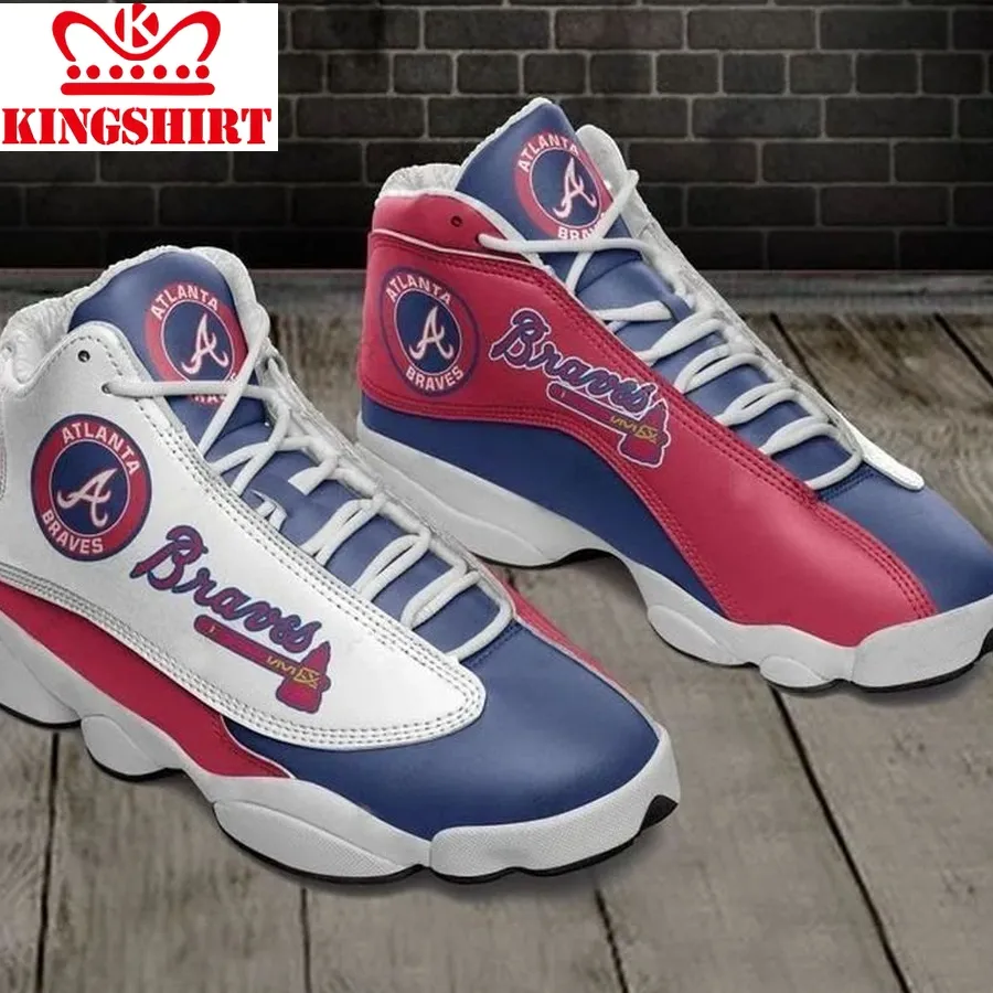 Atlanta Braves Baseball Air Jordan 13 Shoes Sport Sneakers