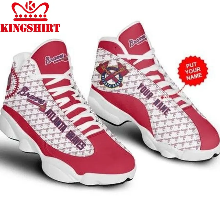 Atlanta Braves Shoes Air Jd13 Customized Sneakers Gift For Fan