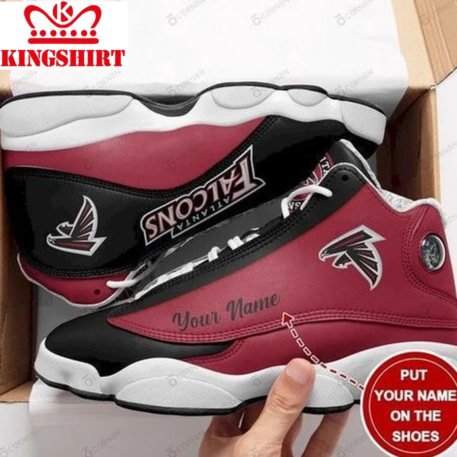 Atlanta Falcons Air Jd13 Sneakers Custom Tennis Shoes For Fan