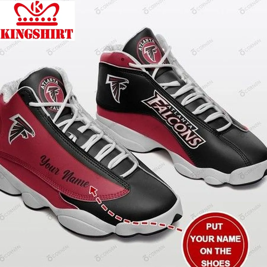 Atlanta Falcons Personalized Air Jd13 Sneakers 010
