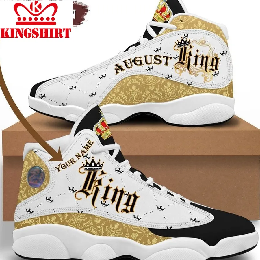 August King Jordan 13 Shoes Personalized Birthday Sneaker Sport
