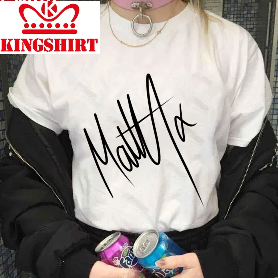 Autograph Matty Healy The 1975 Band Unisex T Shirt