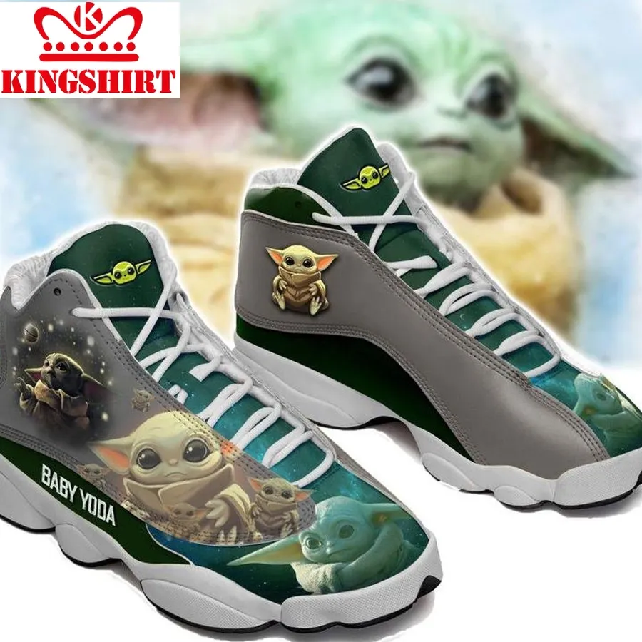 Baby Yoda From Star Wars Air Jordan 13 Film Sneakers Sport Shoes Running Shoes Top Gifts