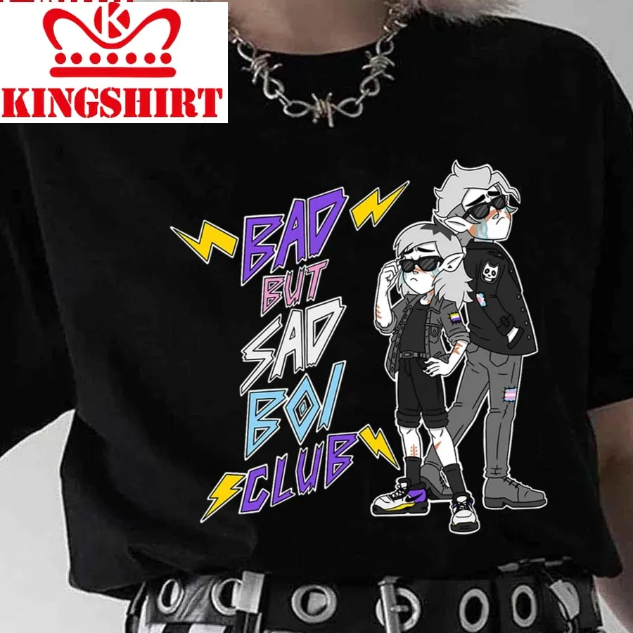 Bad But Sad Boi Club The Owl House Golden Guard Unisex T Shirt