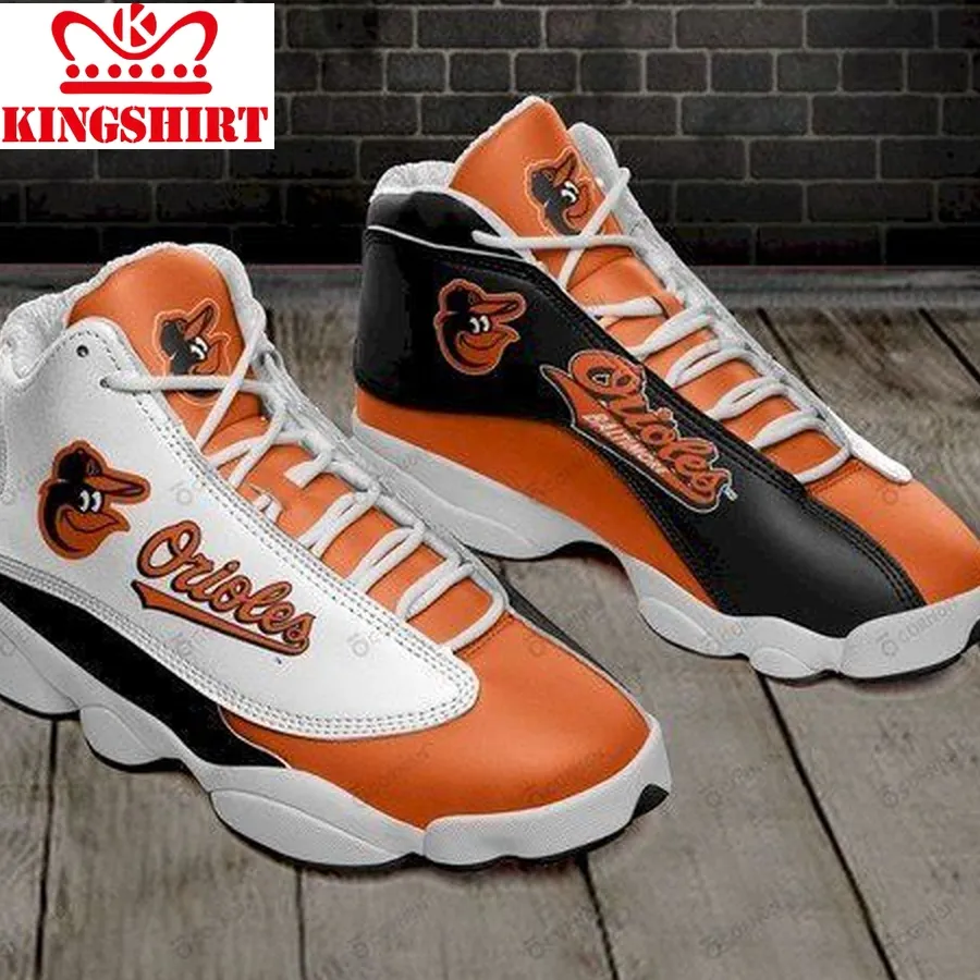 Baltimore Orioles Air Jd13 Jordan 13 Sneakers 054