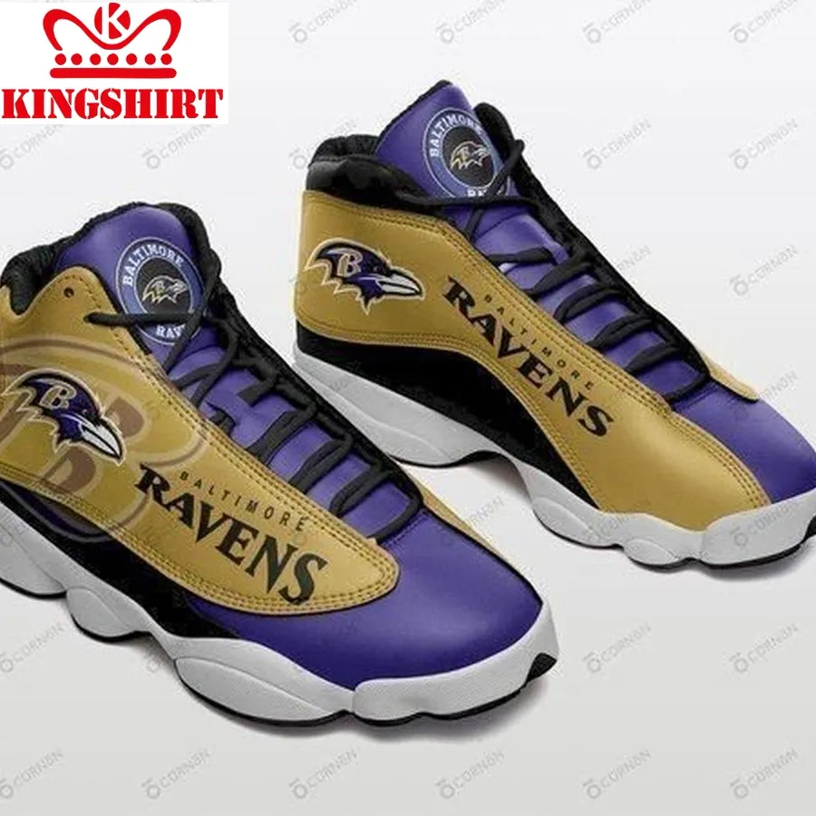 Baltimore Ravens Custom Air Jordan 13 Air Jd13 Custom Shoes Des 15